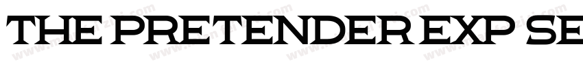 The Pretender Exp Serif字体转换